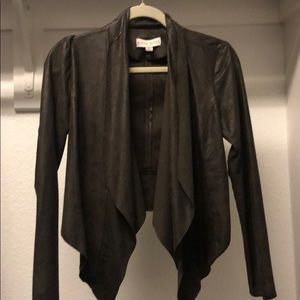 Lightweight stretch soft suede-like jacket XS